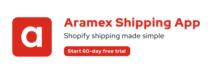 Aramex Shipping App Shopify Start free Trial